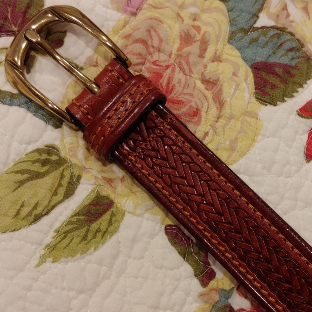Italian Full Grain Leather Belt - Picture 4 of 4